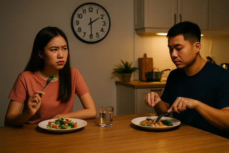 Makan Jam 7 atau Jam 9 Malam, Mana yang Lebih Baik buat Diet?